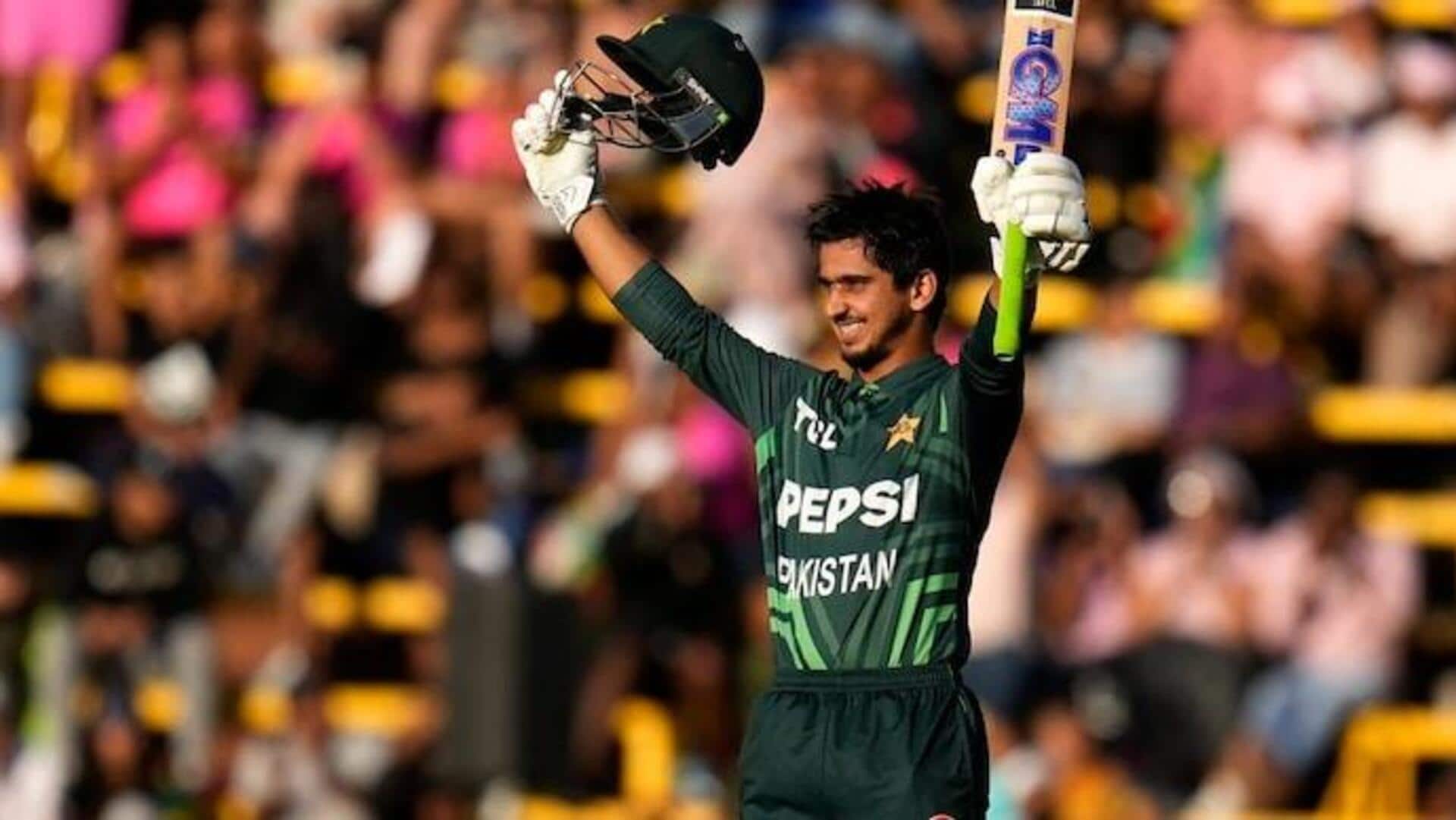 Saim Ayub slams his second T20I fifty: Key stats Saim Ayub slams his second T20I fifty: Key stats