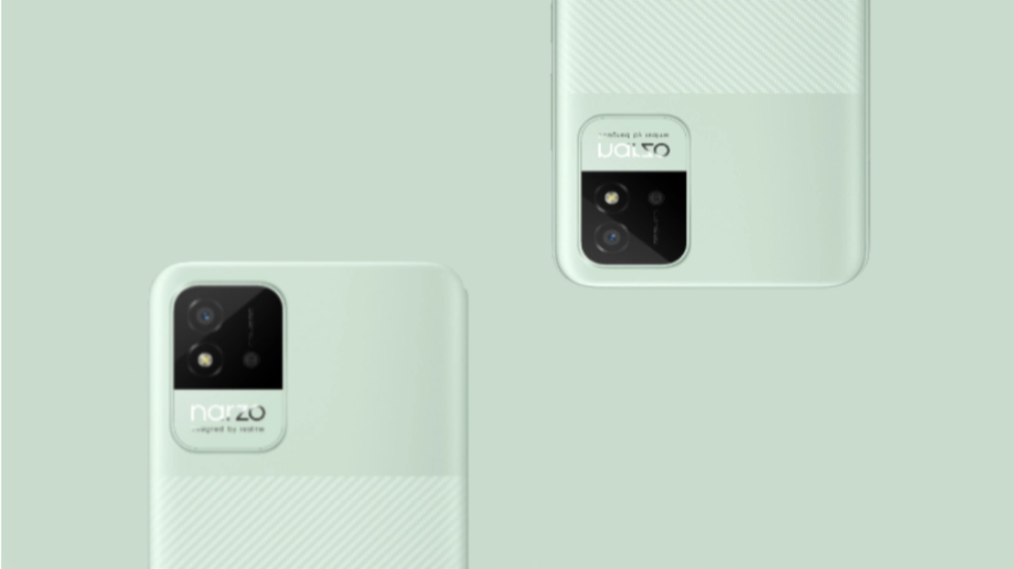 Realme Narzo 50i's leaked render confirms single rear camera unit