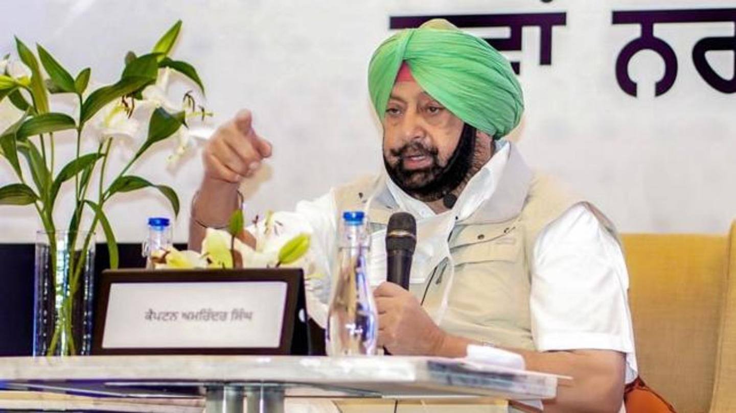 Singh was replaced as Punjab CM last month Singh was replaced as Punjab CM last month