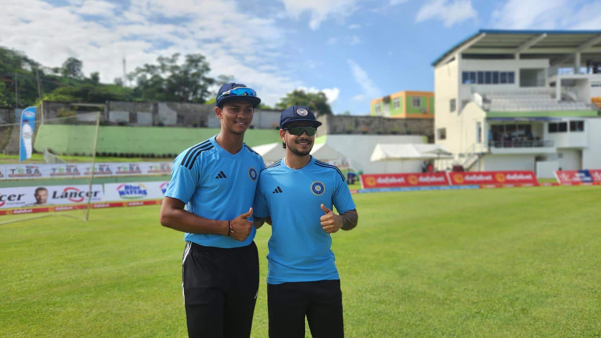 1st Test: WI elect to bat; Yashasvi, Ishan make debut