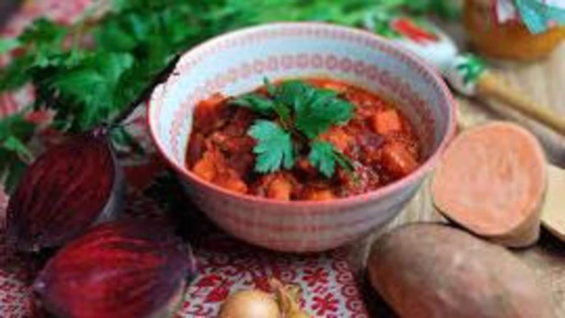 Try this Ethiopian beetroot and potato stew recipe