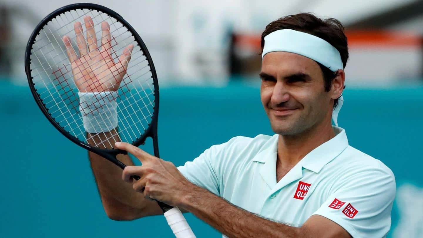 Roger Federer withdraws from Miami Open, will continue to train