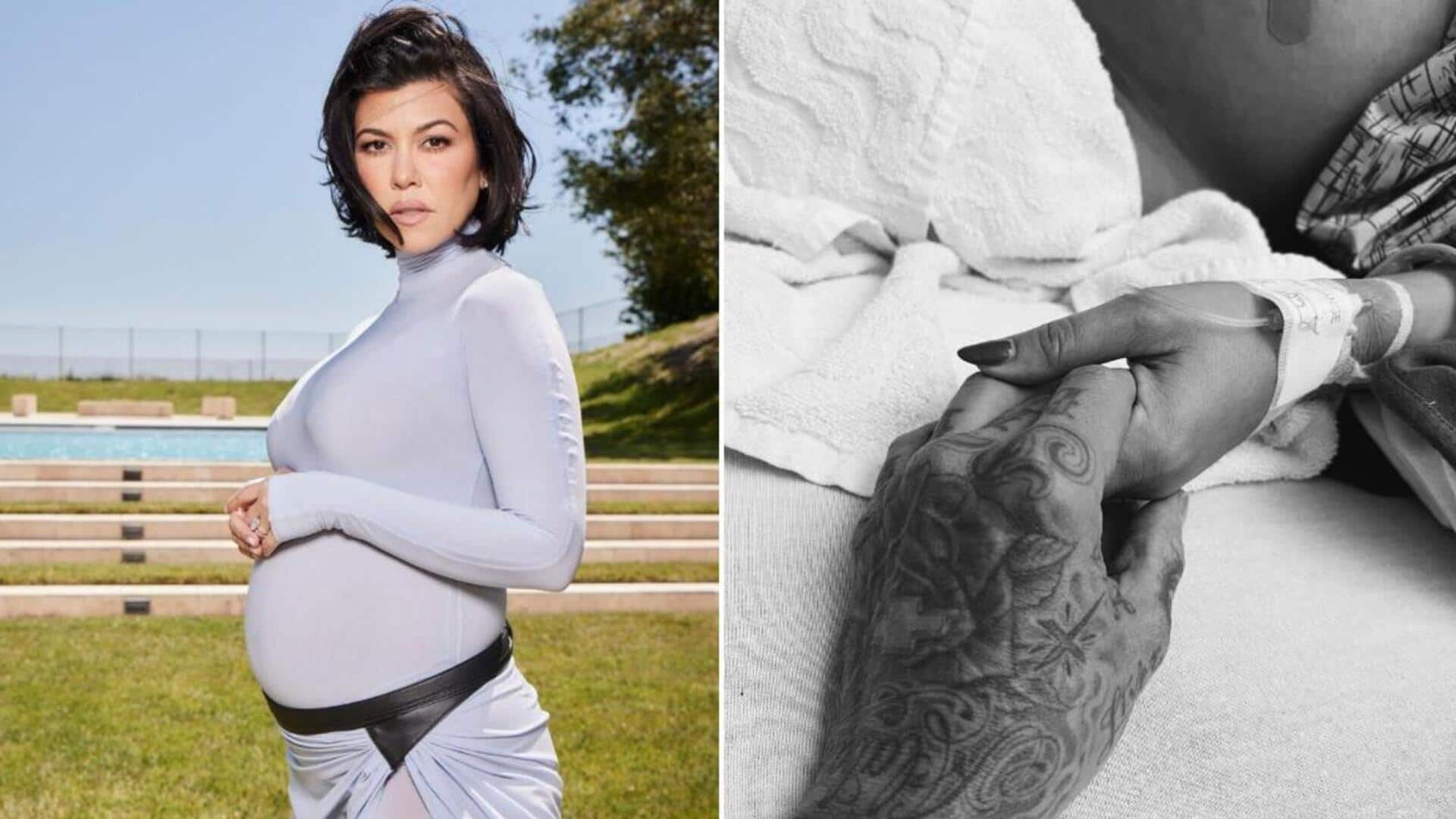 Kourtney Kardashian, Travis Barker welcome baby boy Rocky