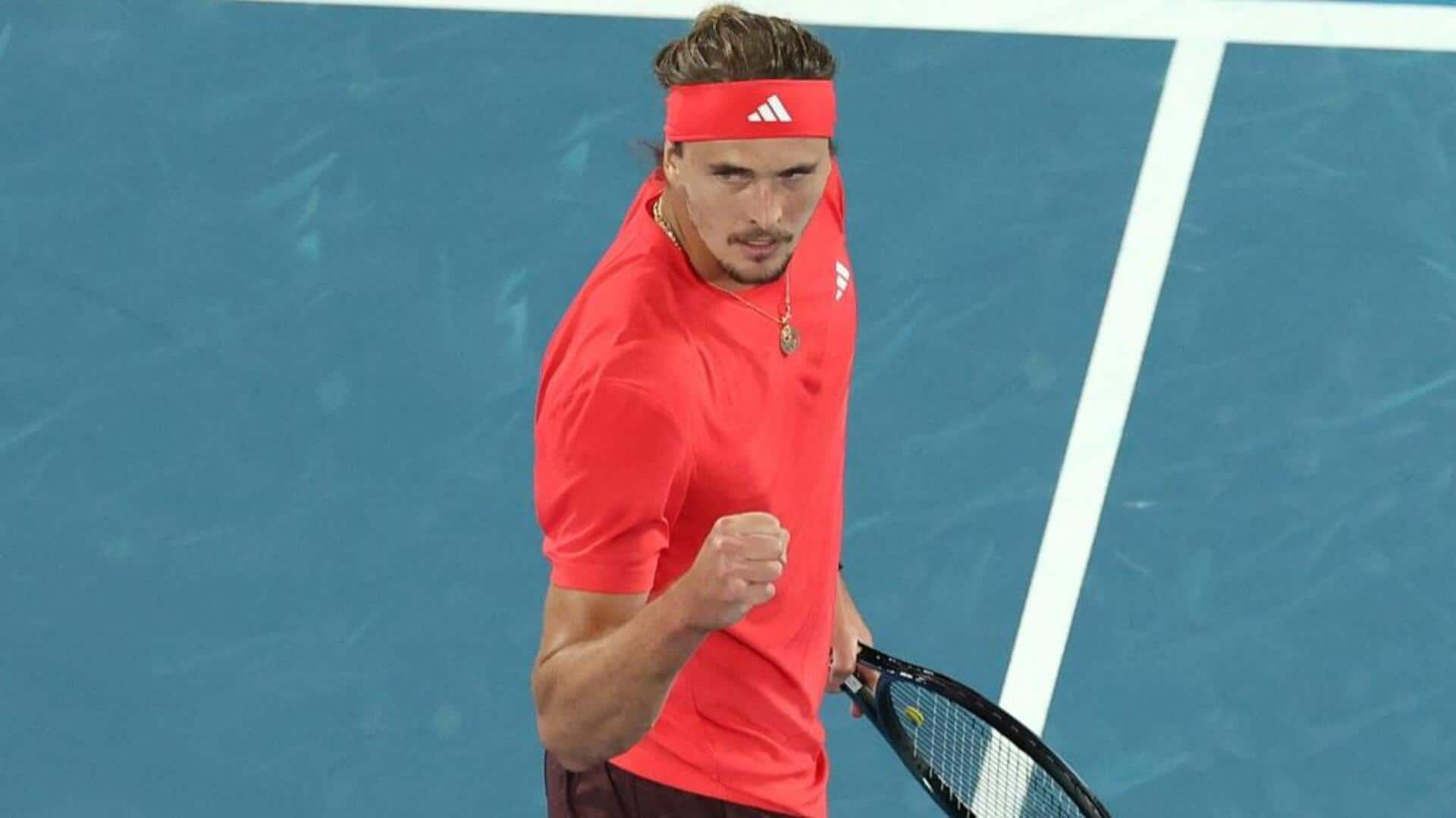 Alexander Zverev concedes his fewest games in a singles match