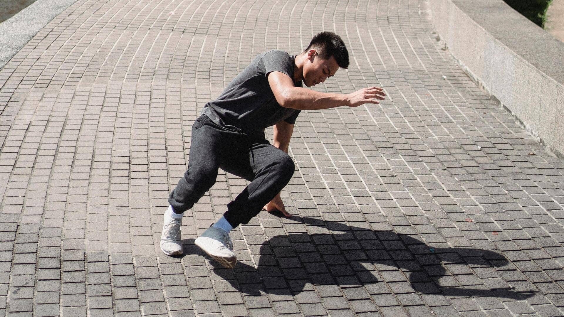 Try one-legged hopping for better balance and strength