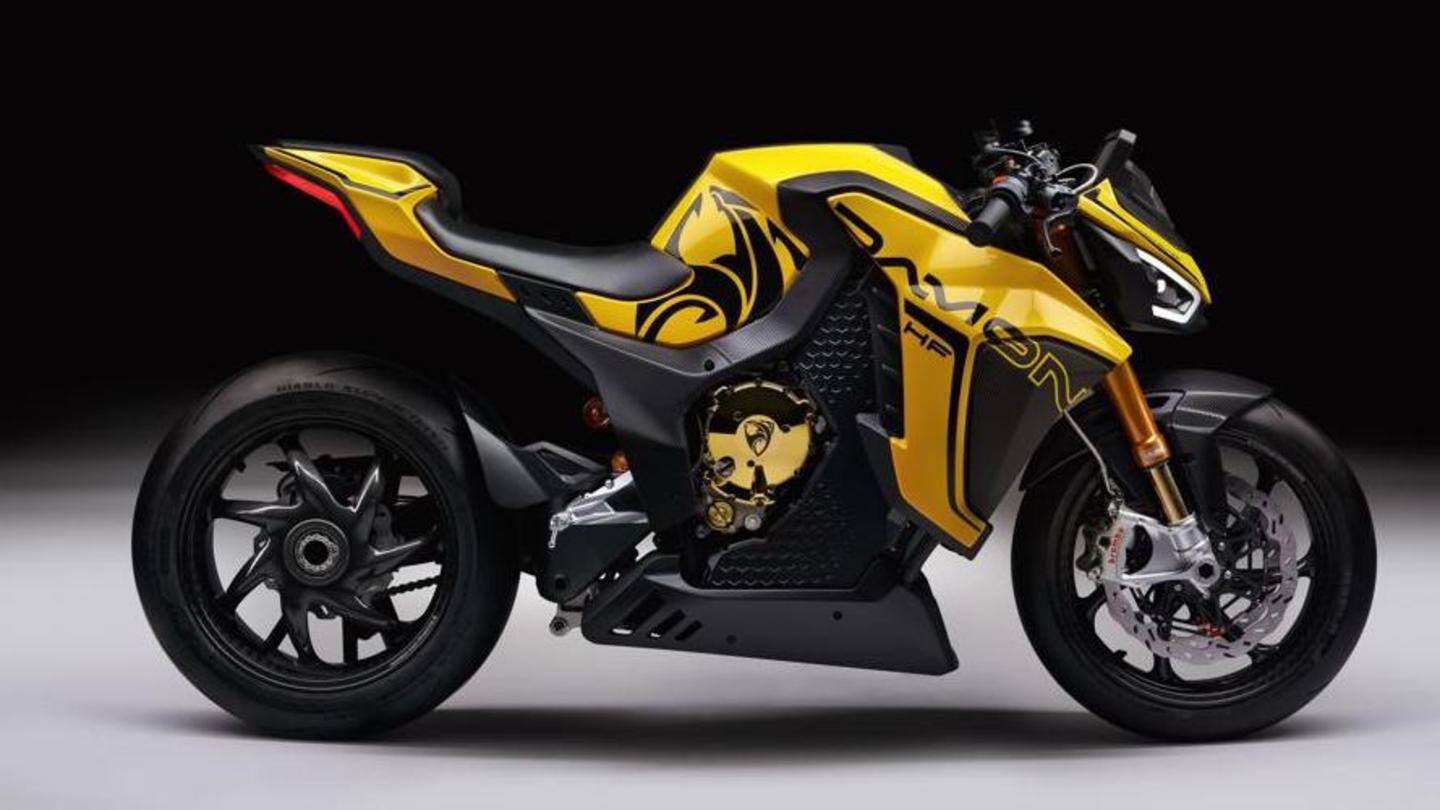 The motorcycle has a monocoque chassis The motorcycle has a monocoque chassis