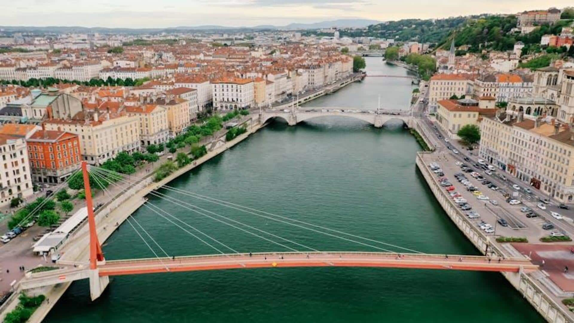 Stroll along tranquil riversides in Lyon