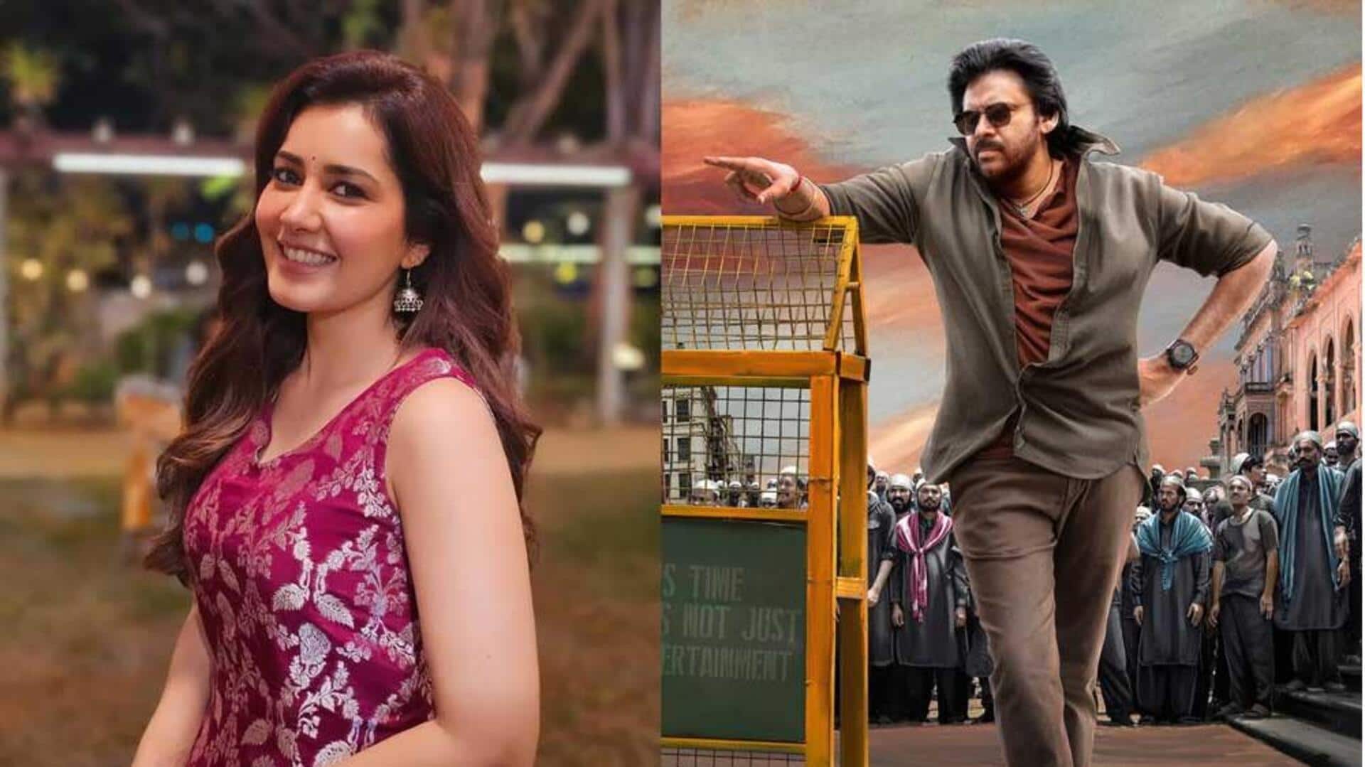 Raashii Khanna to romance Pawan Kalyan in 'Ustaad Bhagat Singh'