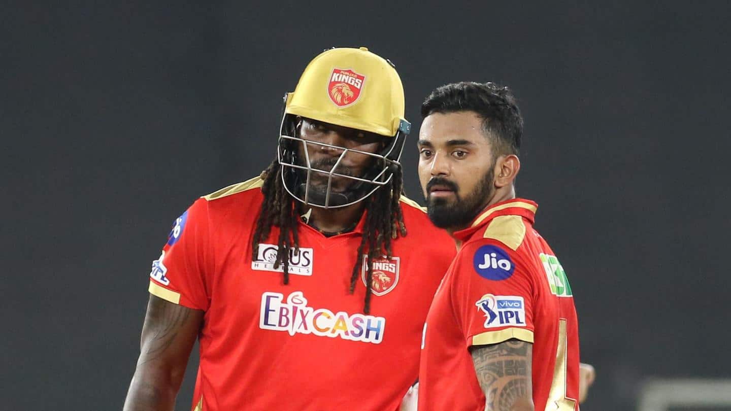 Rahul and Gayle bat well Rahul and Gayle bat well