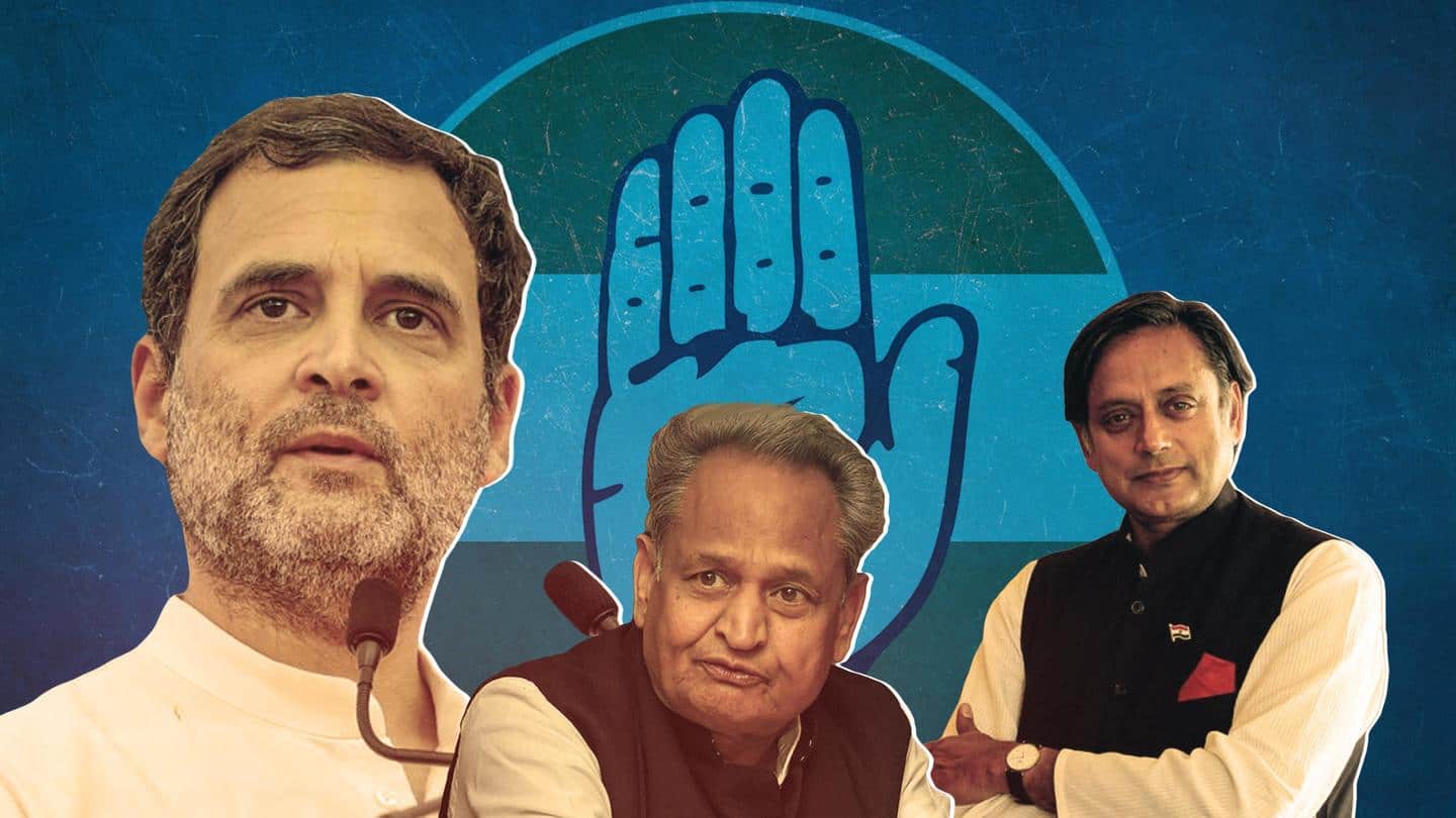 Shashi Tharoor, Ashok Gehlot, Rahul Gandhi: Who will head Congress?