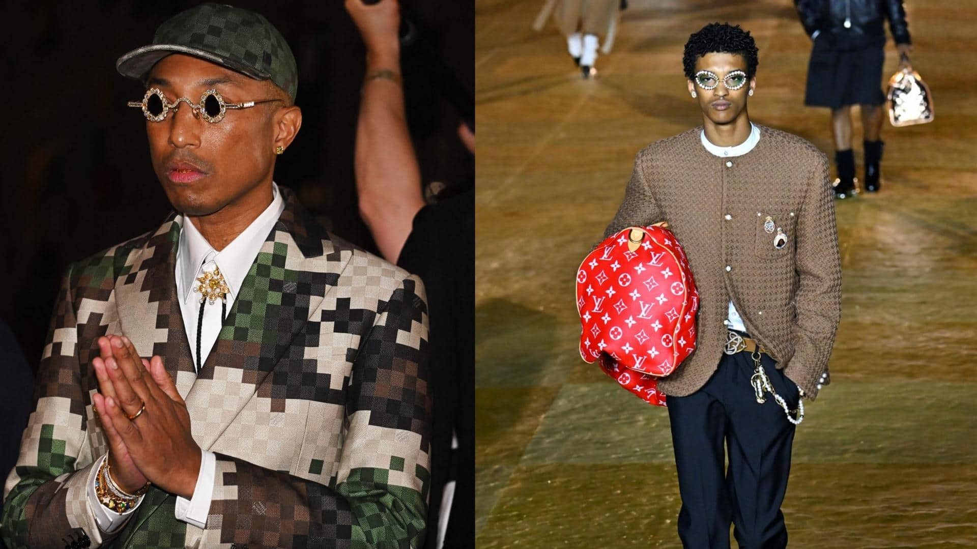 Inside Pharrell Williams's gospel-themed debut at Paris Fashion Week