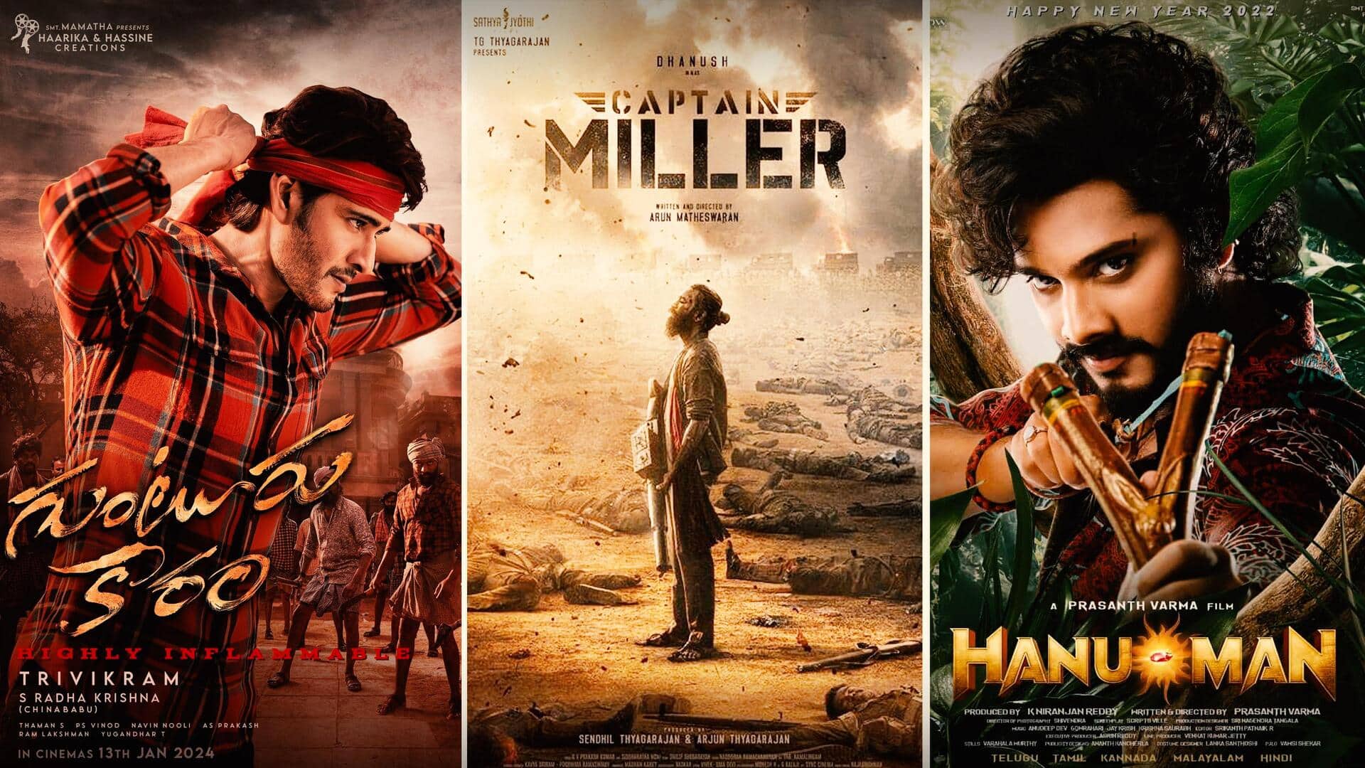Box office buzz for 'Guntur Kaaram,' 'Captain Miller,' 'Hanu-Man' 