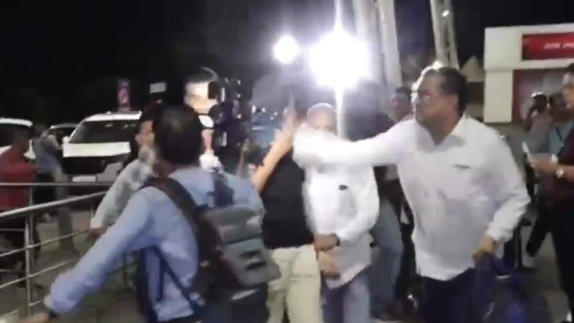 Video: Man slaps Meghalaya honeymoon murder accused at Indore airport