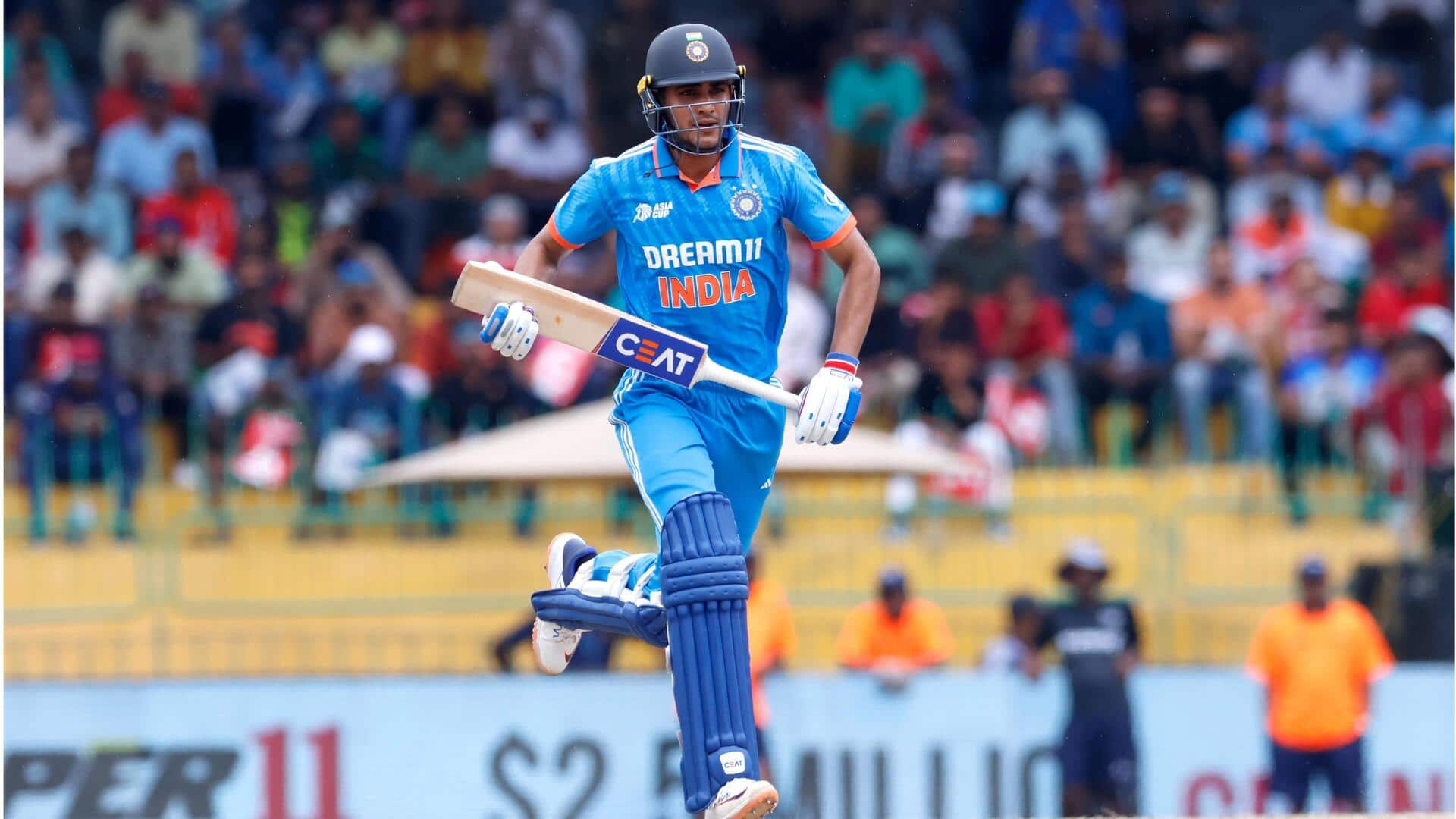 Shubman Gill becomes the fastest batter to 2,000 ODI runs