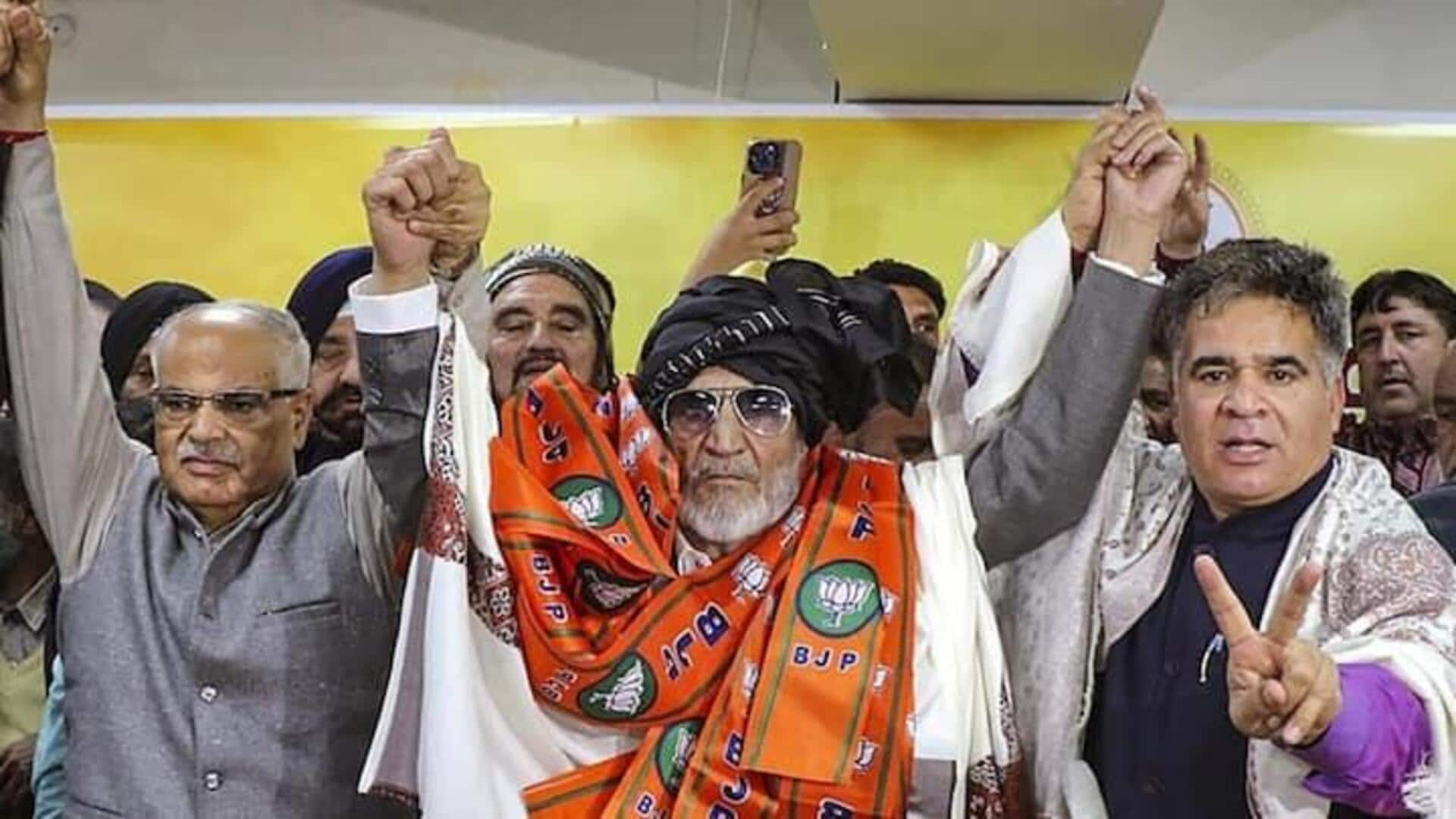 BJP's candidate Mushtaq Bukhari compared to Mahatma Gandhi, Mandela dies 