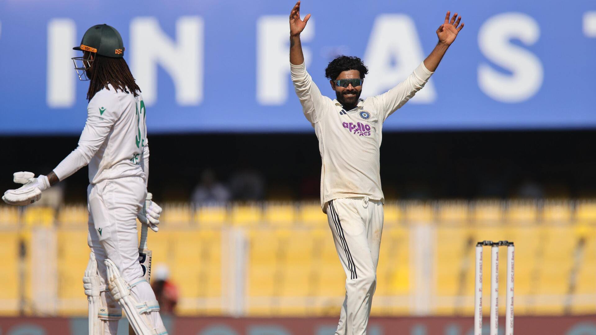 Guwahati Test: Ravindra Jadeja shatters records with second-innings four-fer