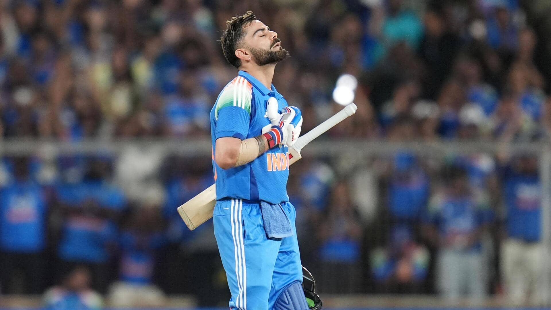 Most sixes hit by Virat Kohli in an ODI innings