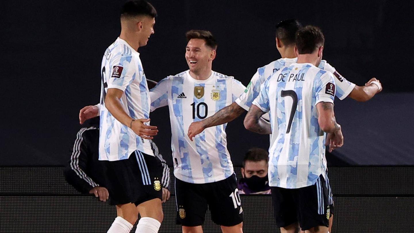 Messi gets to 79 goals for Argentina, surpassing Pele Messi gets to 79 goals for Argentina, surpassing Pele