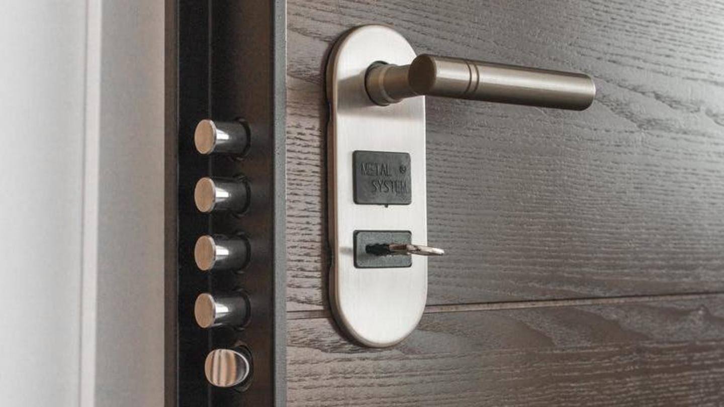 Use strong material for main door; install good locks Use strong material for main door; install good locks