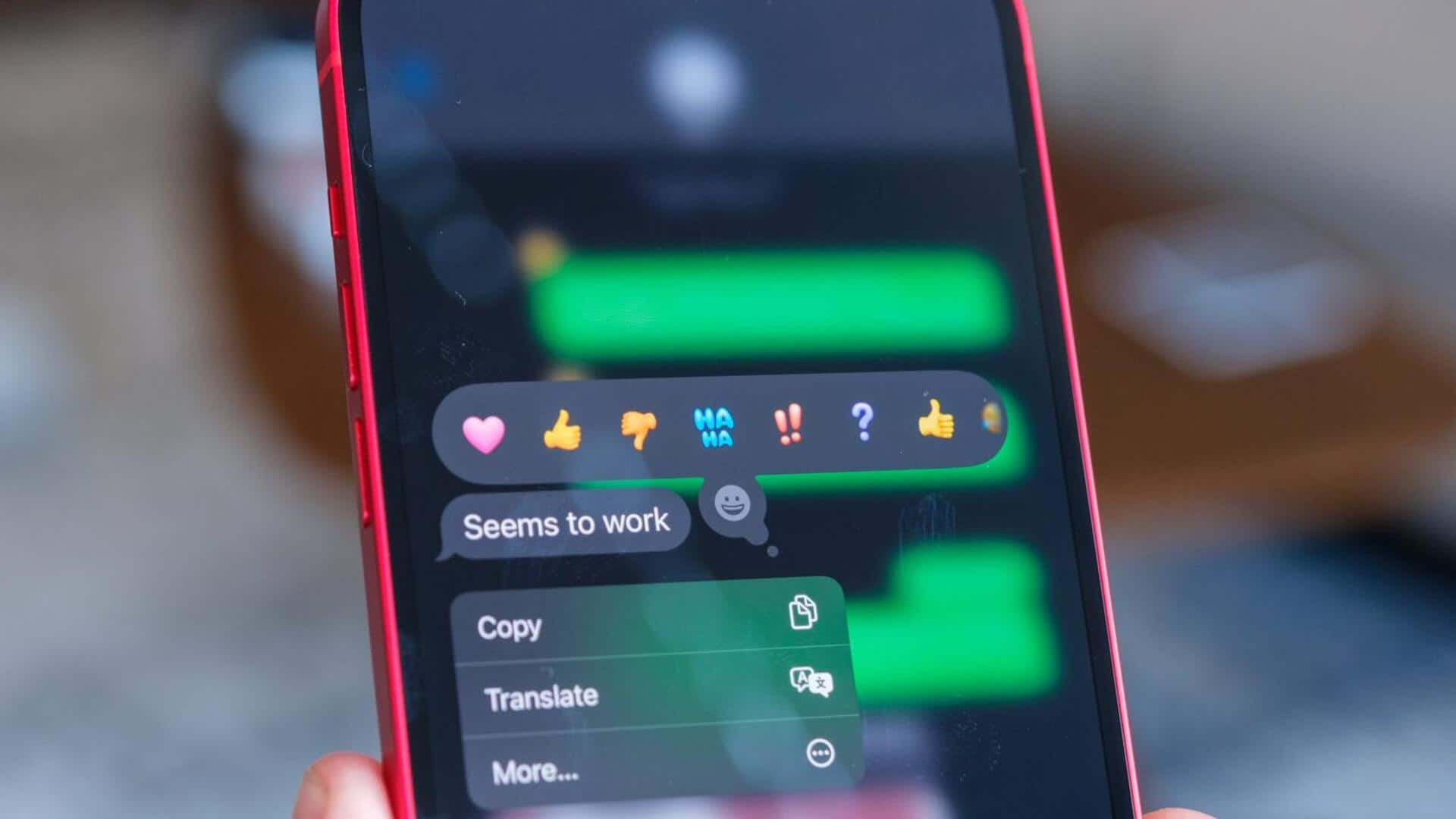 Finally! Apple lets iPhone users see Android emoji message reactions