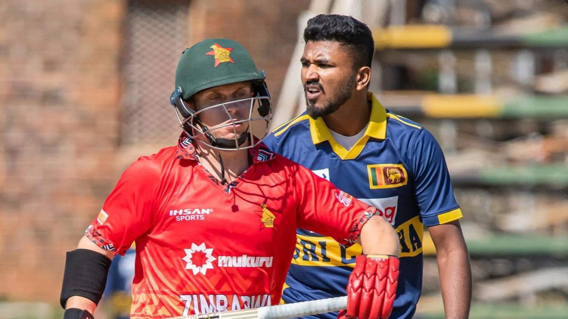 Sri Lanka beat Zimbabwe in 2nd ODI, seal series: Stats Sri Lanka beat Zimbabwe in 2nd ODI, seal series: Stats