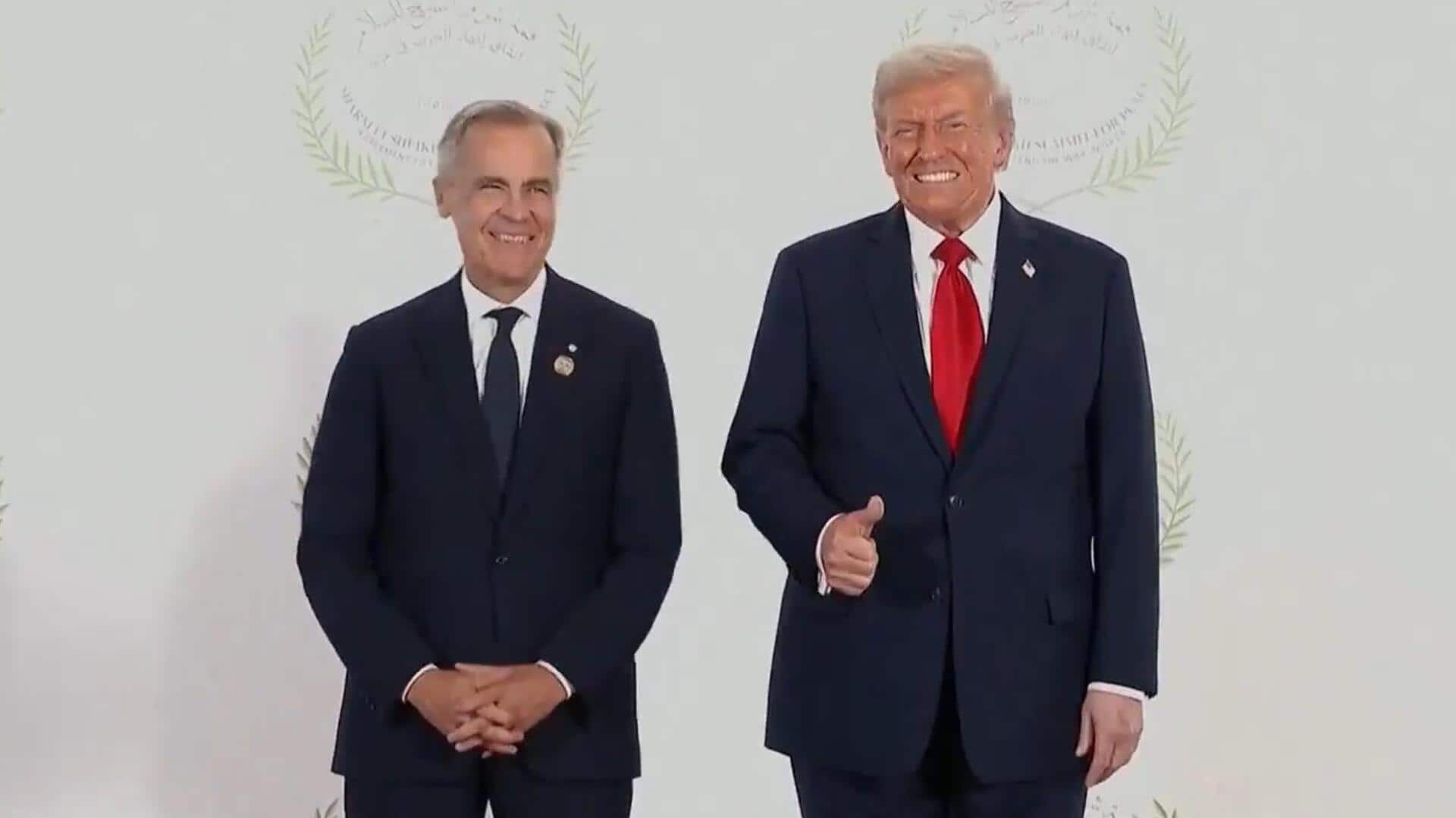 'You upgraded me to president': Mic catches Carney correcting Trump 'You upgraded me to president': Mic catches Carney correcting Trump
