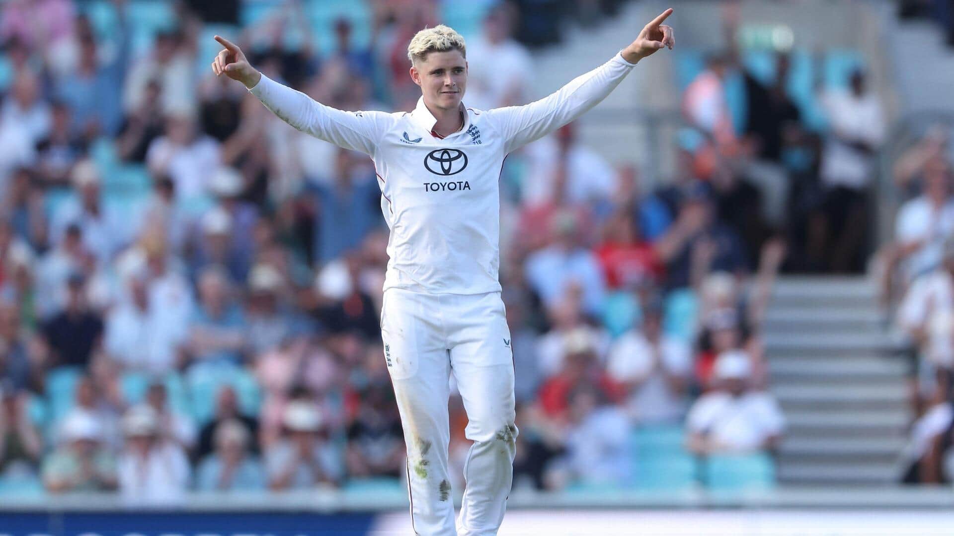 Jacob Bethell records his career-best innings returns in Tests: Stats