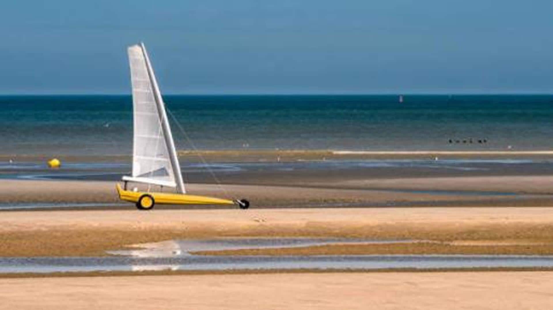 Explore Morocco's dunes with sand yachting 