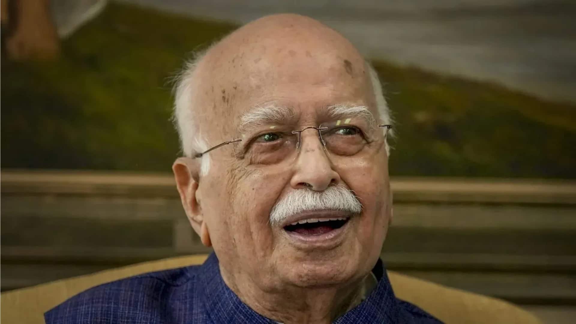 Veteran BJP leader LK Advani, 98, hospitalized with chest infection