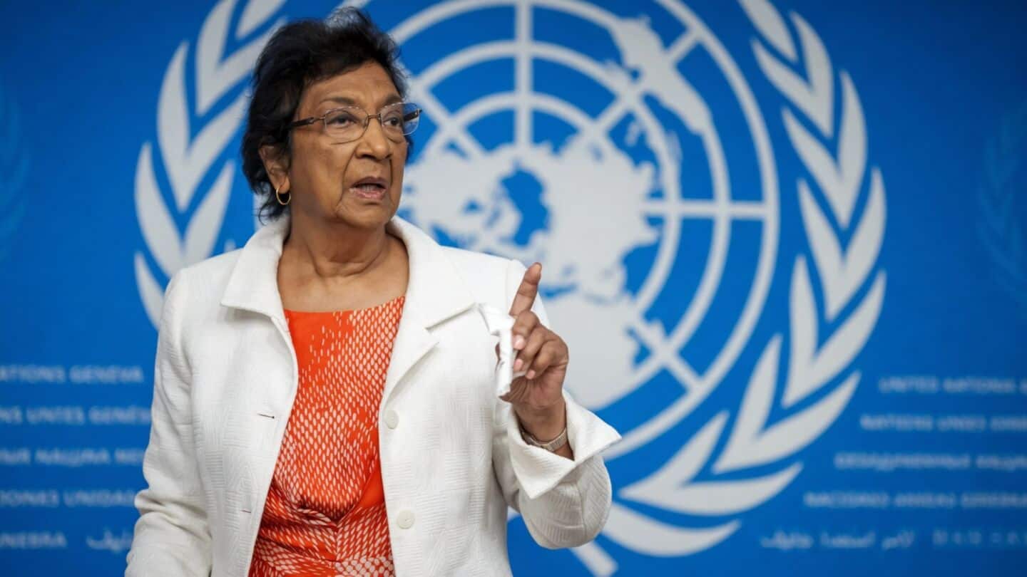 Who is this year's Nobel Peace Prize recipient, Navanethem Pillay?