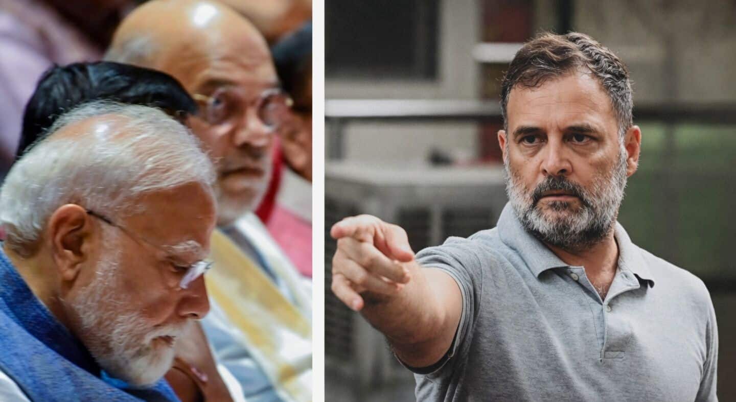 Rahul Gandhi targets Amit Shah over pellet gun use