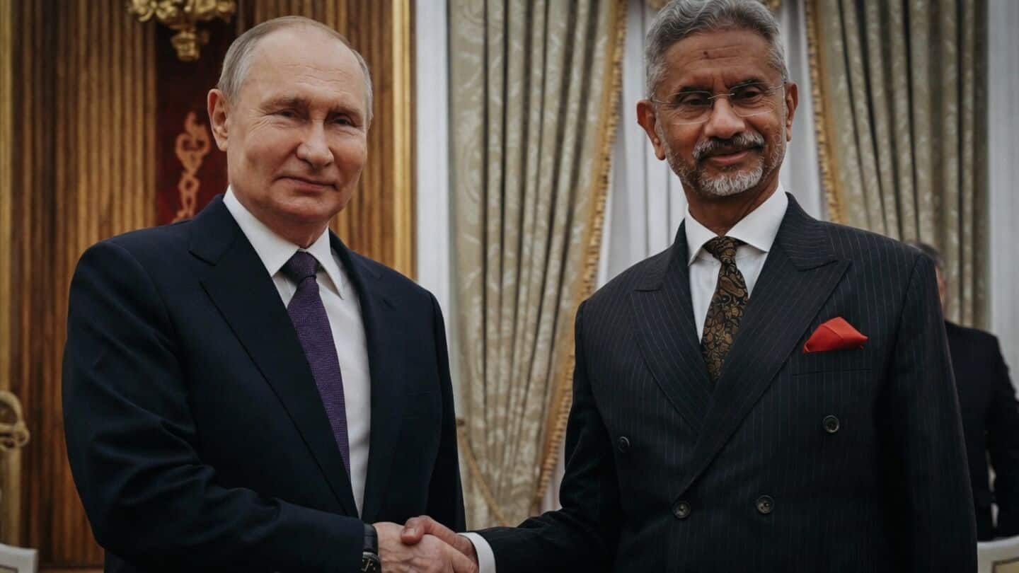 Jaishankar meets Putin, discusses expanding India-Russia ties