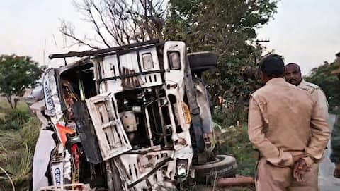 UP: Bus returning from wedding procession rams truck, 6 killed