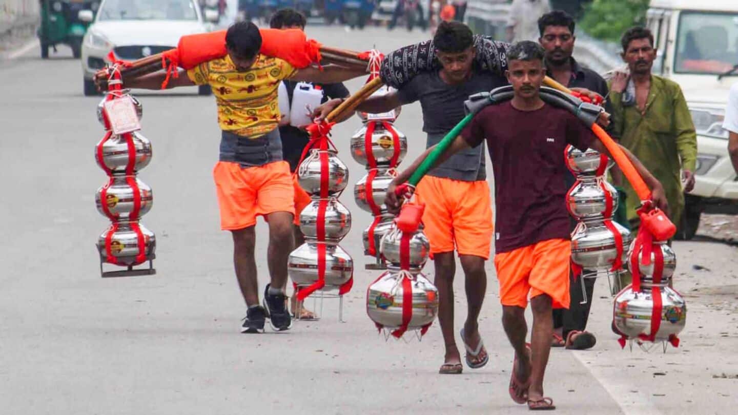 Over 200 complaints lodged by residents during Kanwar Yatra Over 200 complaints lodged by residents during Kanwar Yatra