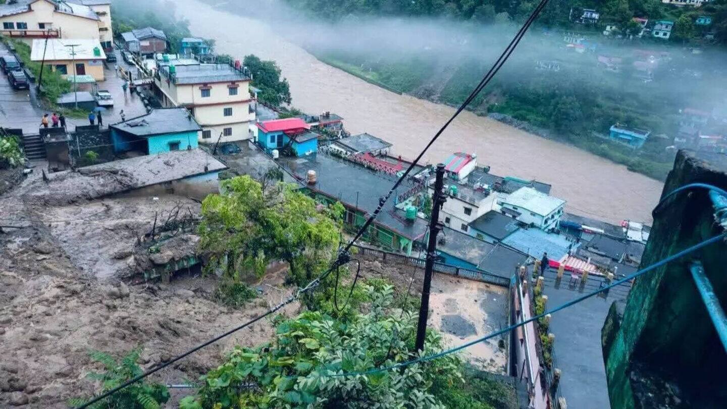 Uttarakhand: Many people missing after cloudburst in Chamoli Uttarakhand: Many people missing after cloudburst in Chamoli
