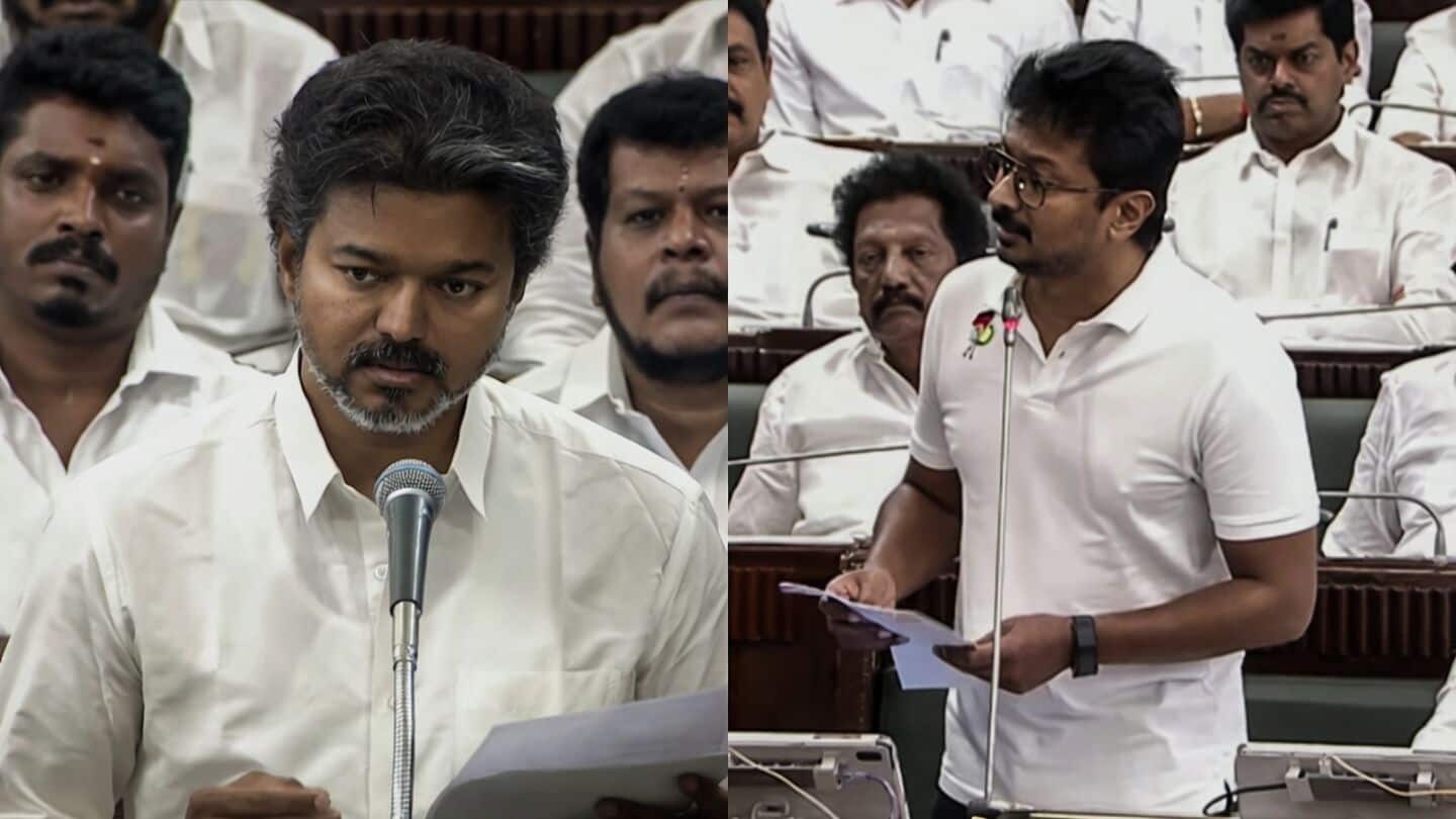 Mekedatu dam row: CM Vijay, Udhayanidhi clash in Assembly