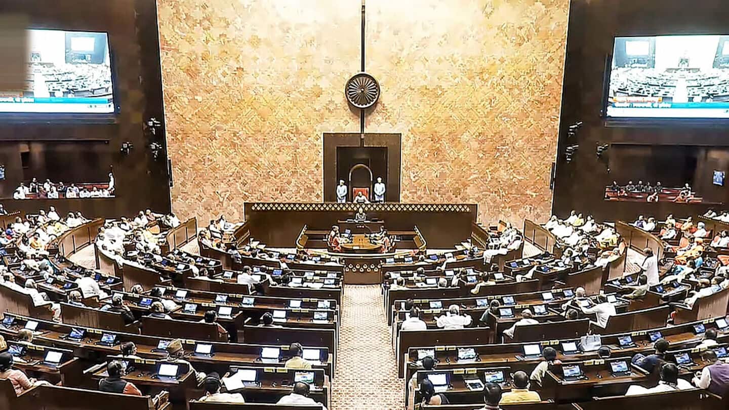 Rajya Sabha adjourned amid protests; notices received for 24 discussions