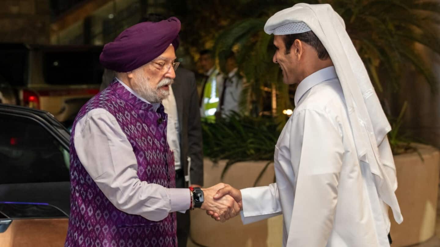 Union minister Puri meets Qatar energy minister amid Israel-Iran conflict