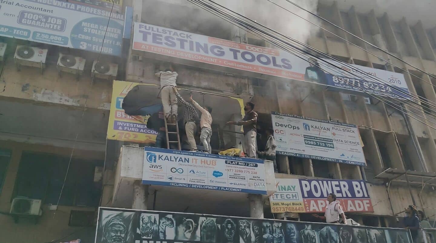 Hyderabad: 90 students trapped in coaching center fire, all rescued