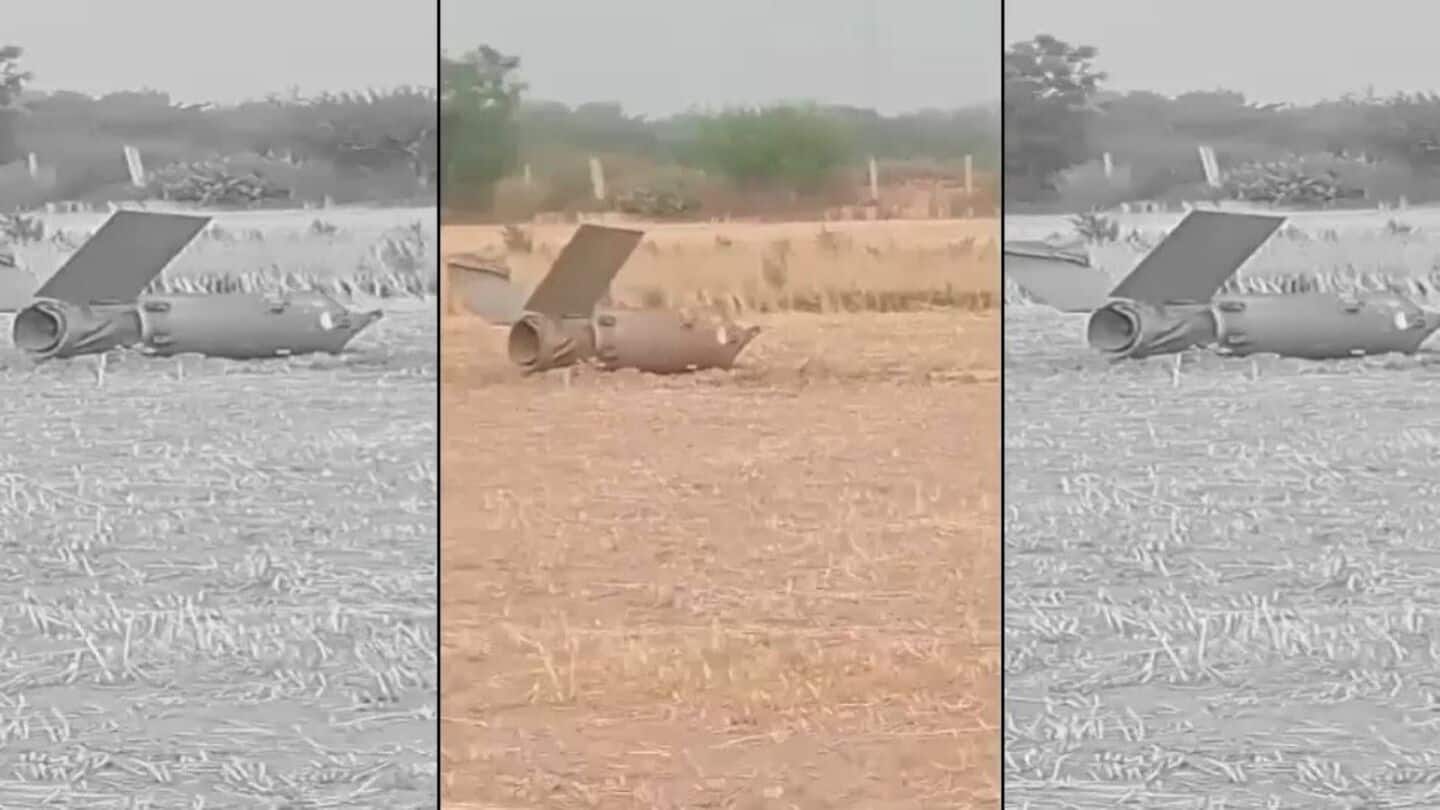 Barmer district on high alert after missile debris recovery Barmer district on high alert after missile debris recovery