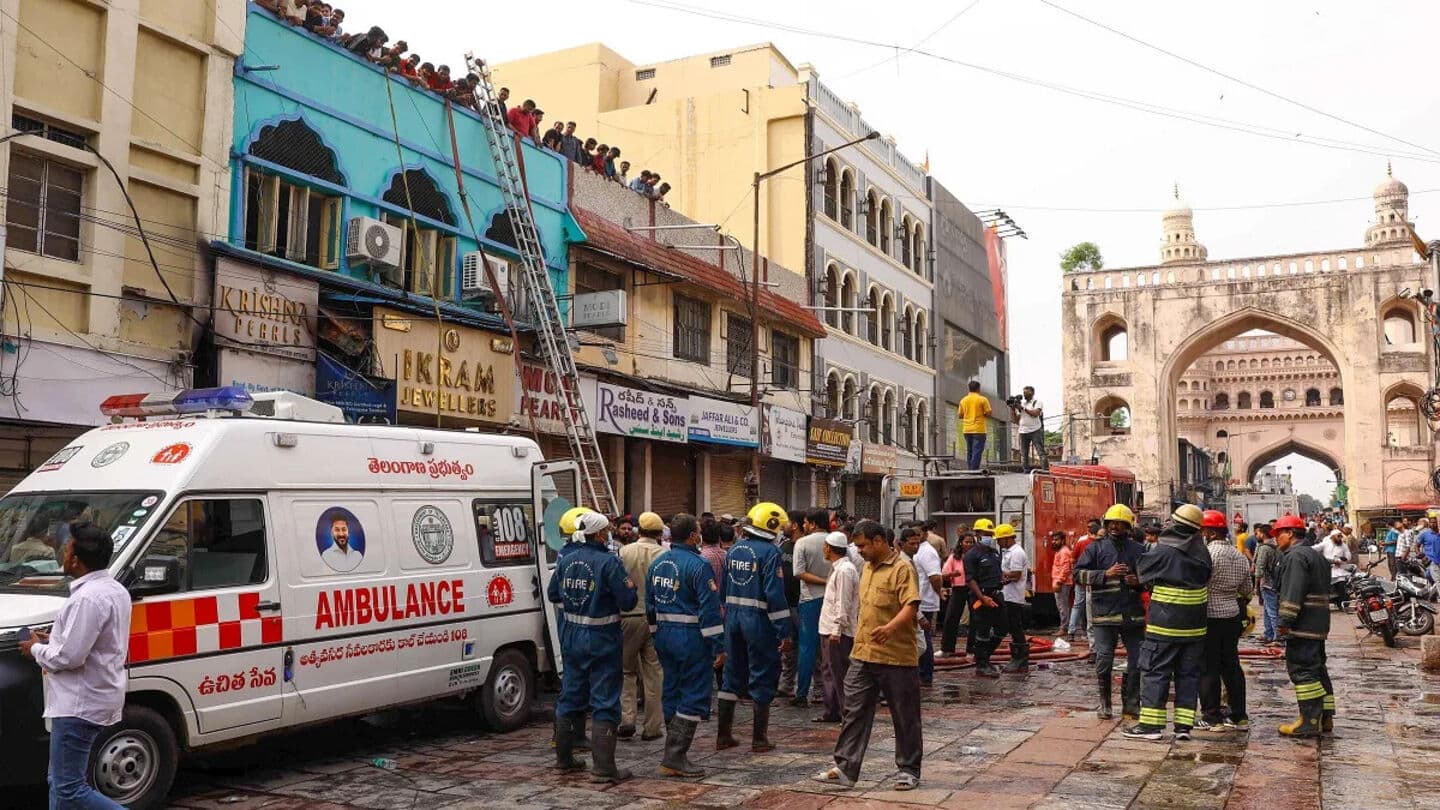 Hyderabad fire: 8 children among 17 of family killed Hyderabad fire: 8 children among 17 of family killed