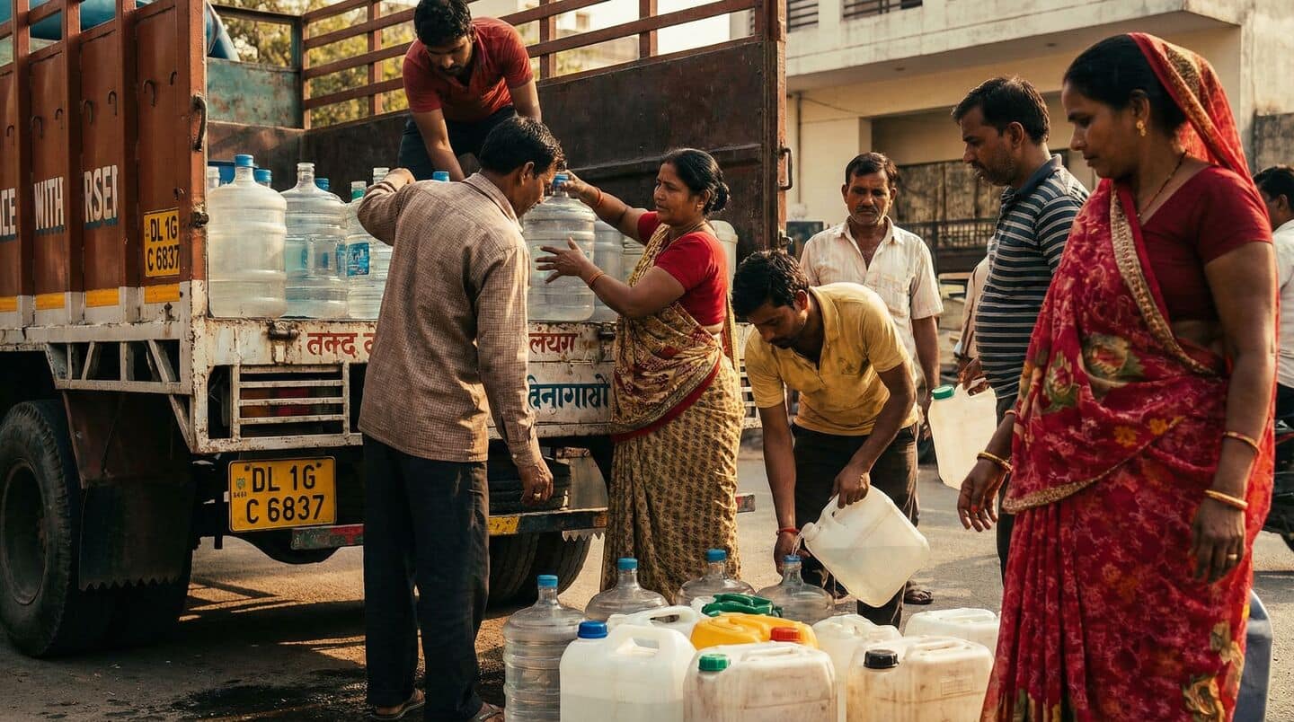 Water supply to be disrupted in several parts of Delhi