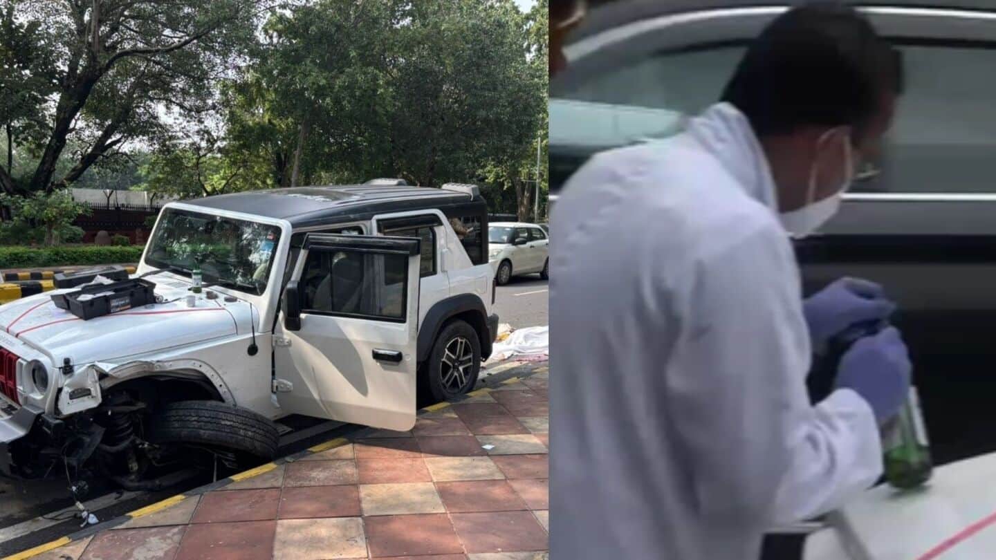 Cocaine, LSD recovered from Thar that hit 2 Delhi pedestrians Cocaine, LSD recovered from Thar that hit 2 Delhi pedestrians