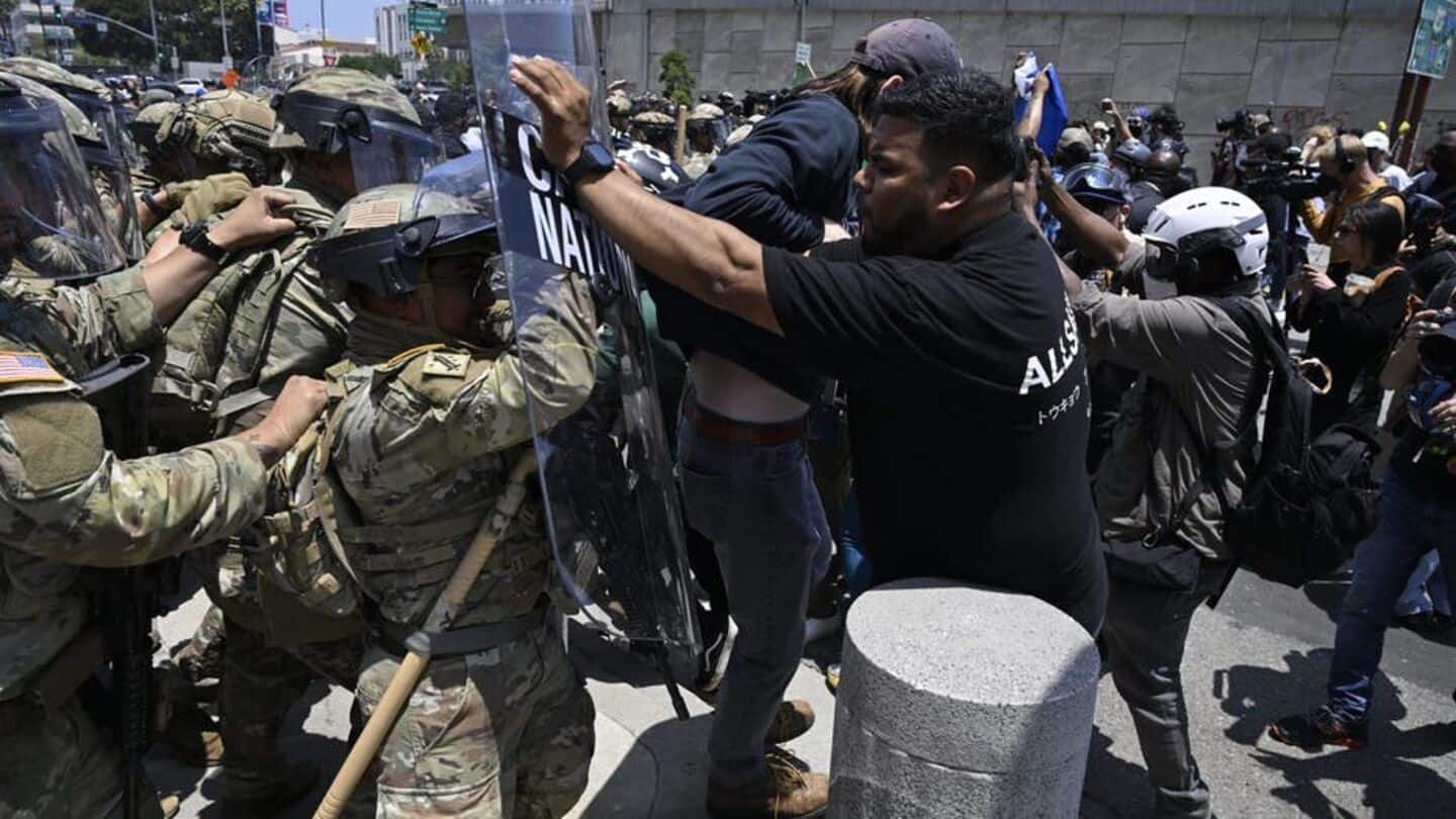 LA riots: Trump threatens invoking Insurrection Act as protests continue LA riots: Trump threatens invoking Insurrection Act as protests continue