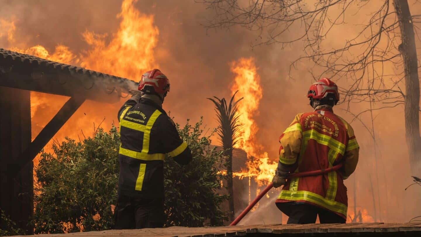 Over 300,000 people evacuated as wildfires rage across France, Spain