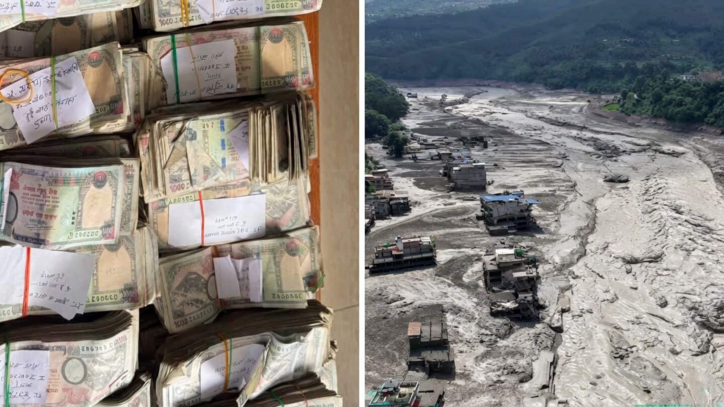 Nepal: Thieves steal cash from safe swept away in floods