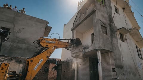 UP: Mosque built on government land demolished in Sambhal