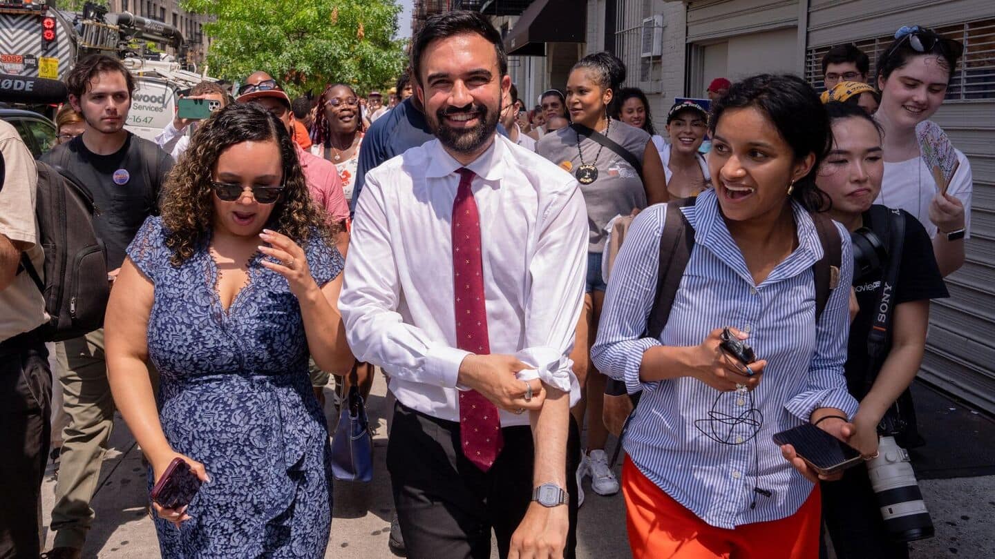 Zohran Mamdani leads NYC mayor election as 735,000 cast ballots