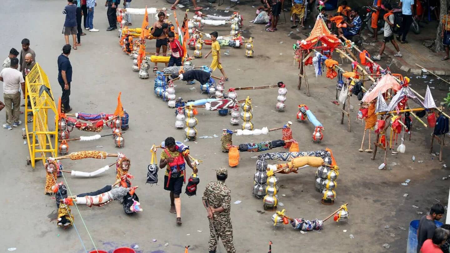 Kanwar Yatra: Which routes to avoid until Shivratri on Wednesday Kanwar Yatra: Which routes to avoid until Shivratri on Wednesday