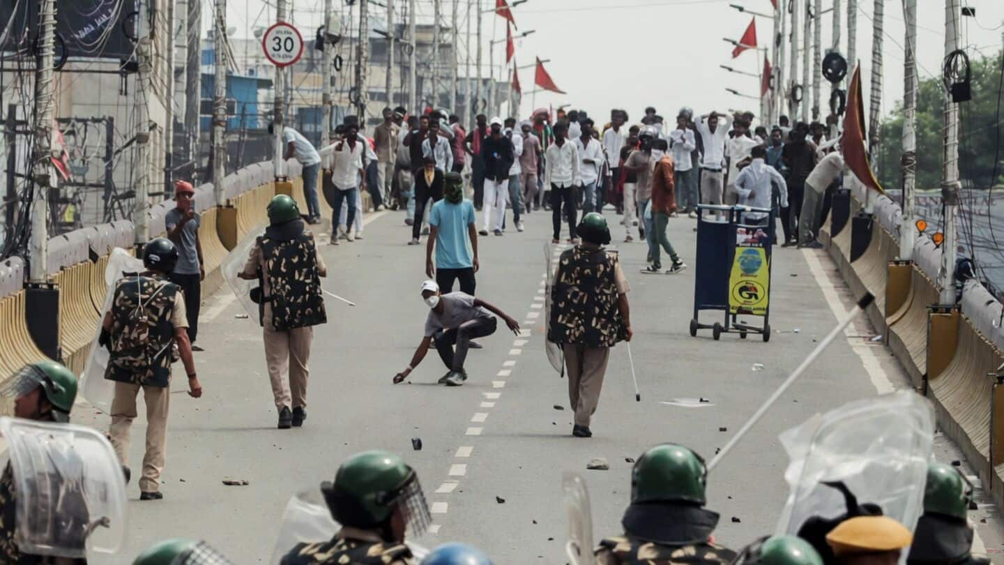 AK‑47 fired only in air during protest, Bihar government claims